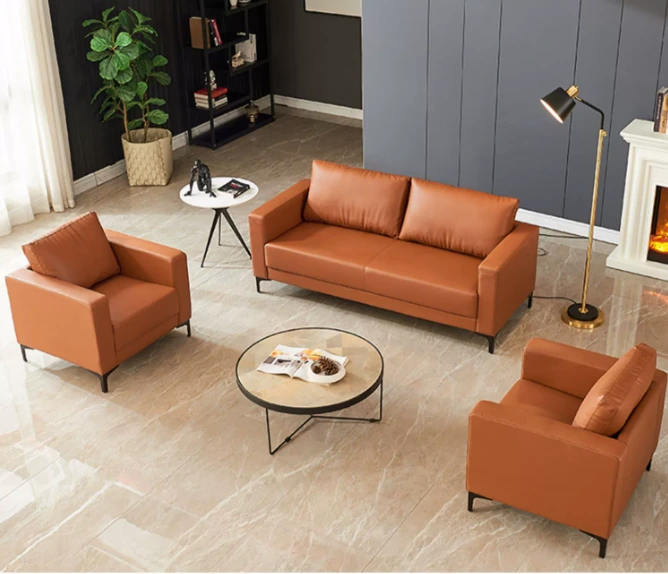 Office Sofa Tea Table Set for Negotiation Room and Meeting Room 1