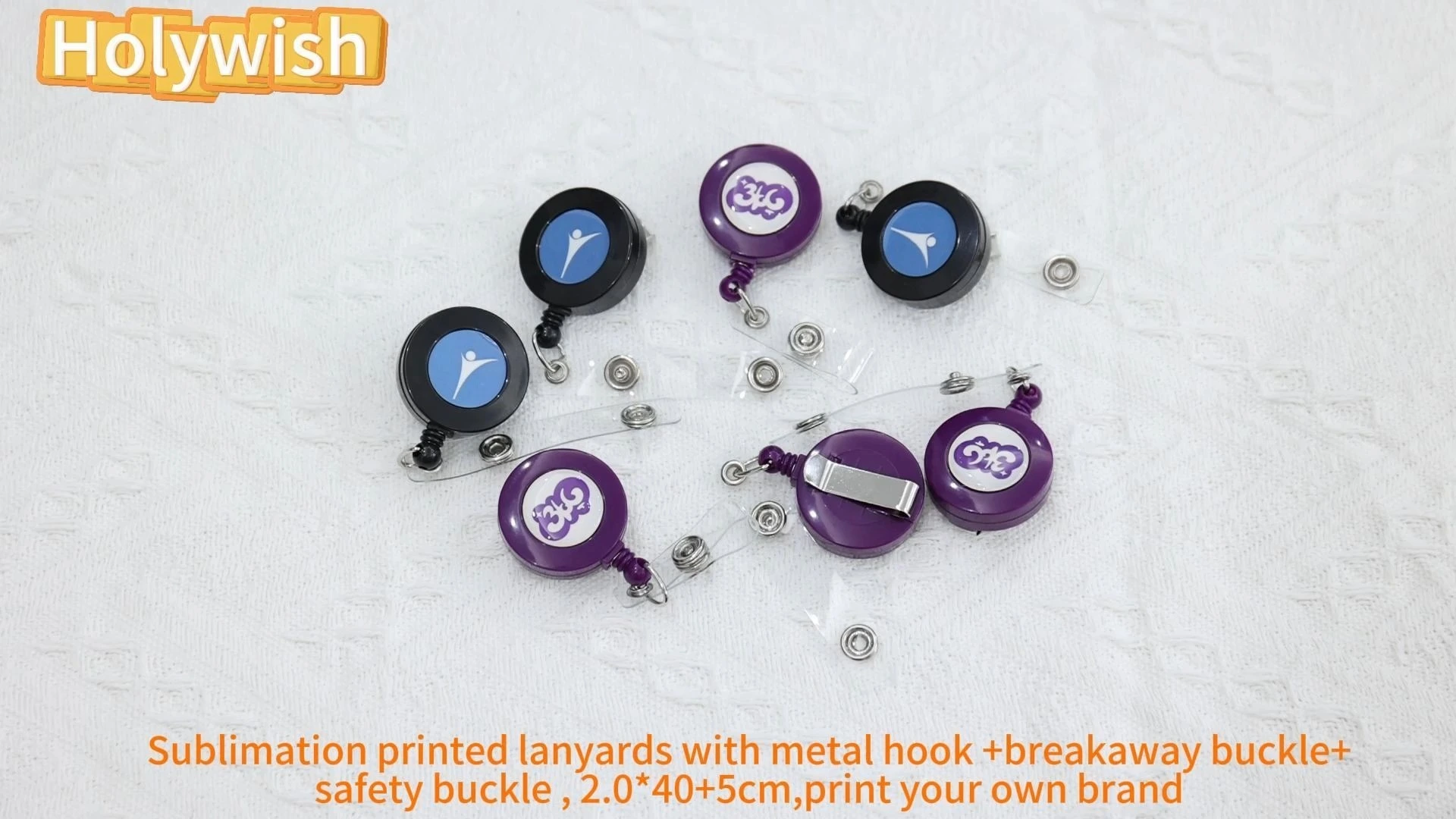 Factory Custom Retractable Badge Holder Reel Plastic 1