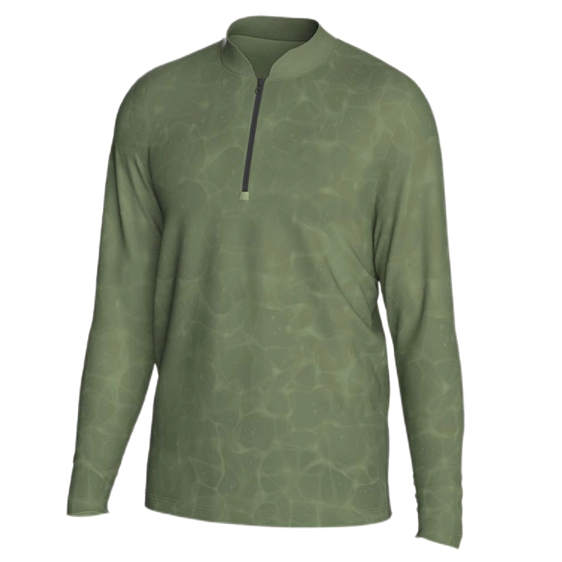 Polo de pesca para hombre - Top deportivo al aire libre transpirable de secado rápido con protección UV 1