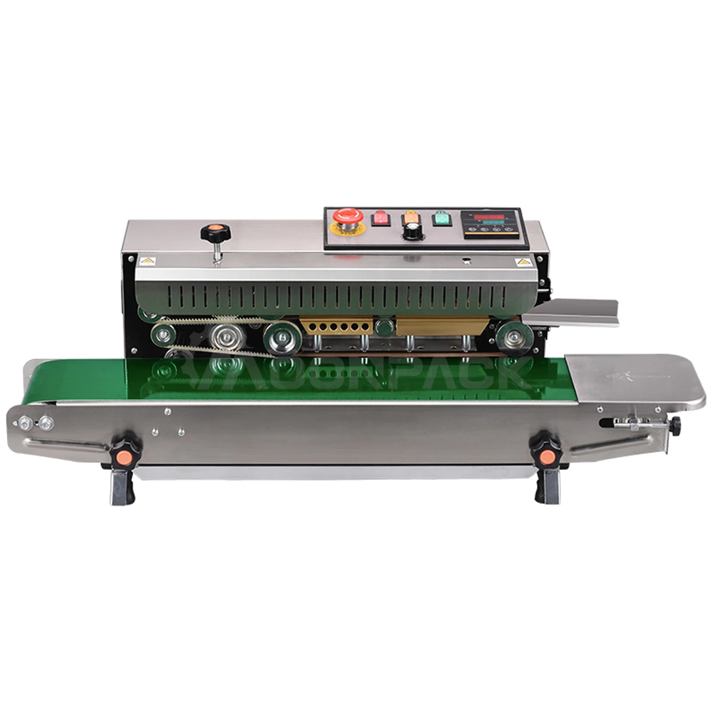 FR-770-SS food plastics bag heat continuous sealing machine 1