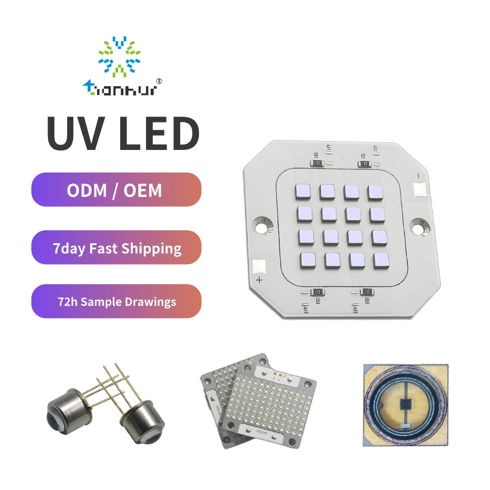 UV LED COB Module 311nm 320nm 308nm UV 4545 Package UVB LED Chip for Skin Tanning Analysis and Testing 1