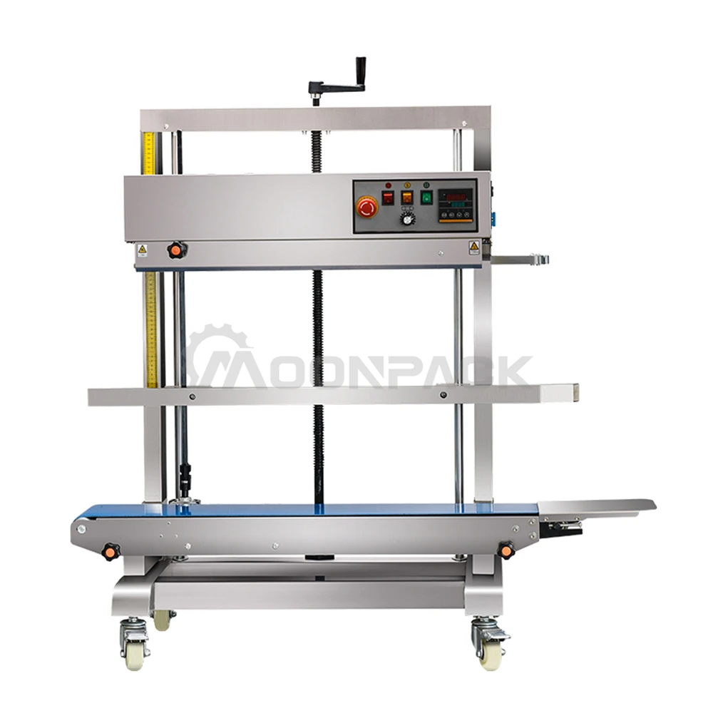FR-1100 Vertical automatic plastic pouch heat sealing machine with date coding 1