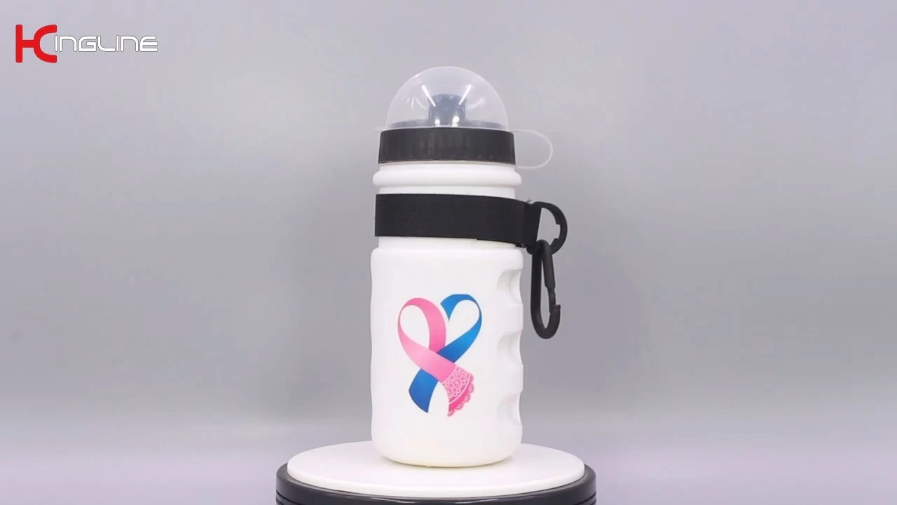 KingLine Mini plastikowa, niestandardowa butelka na wodę sportową bpa, bezpłatna do jazdy konnej 1