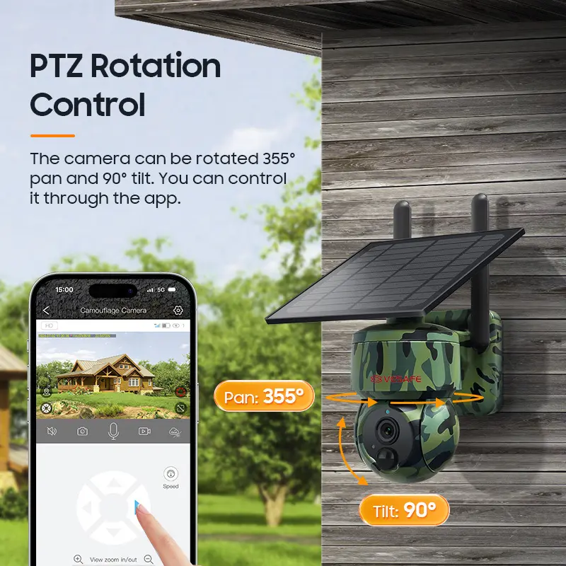Solar Panel for Cellular Trail Camera - for Marketplace - VESAFE 3