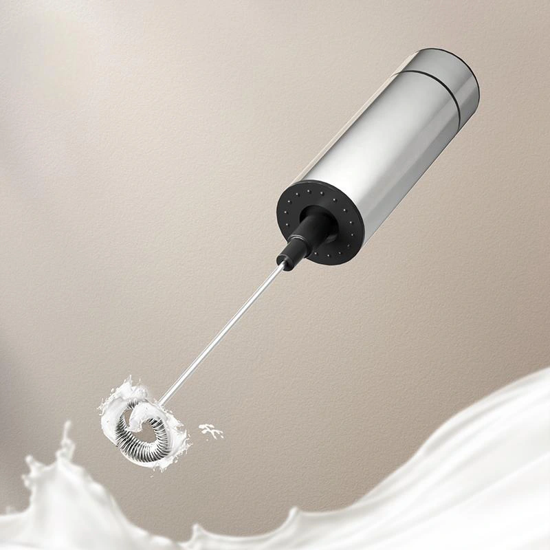 RL-1501A Electric Milk Frother Powered by AAA batteries Automatic Frother Milk Foam Maker Stainless Steel 1