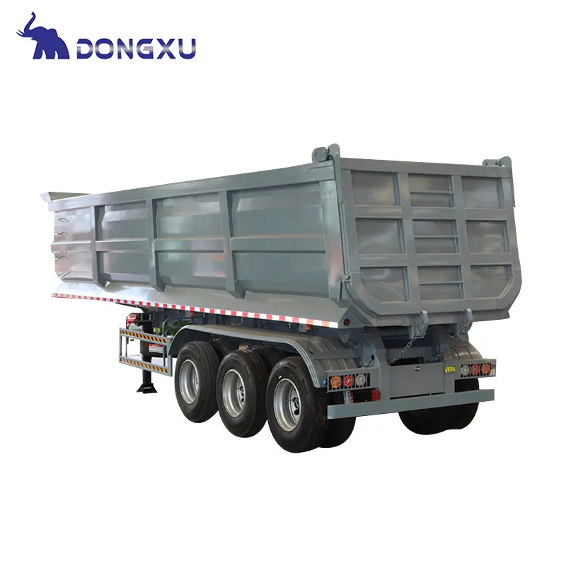 Custom Flatbed Semi Trailers Steel Color Optionalwith Custom Services 5
