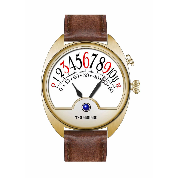 Montre de ceinture en cuir véritable pour hommes, OEM ODM 2024, simple, minimaliste, à la mode, pour hommes d'affaires 3