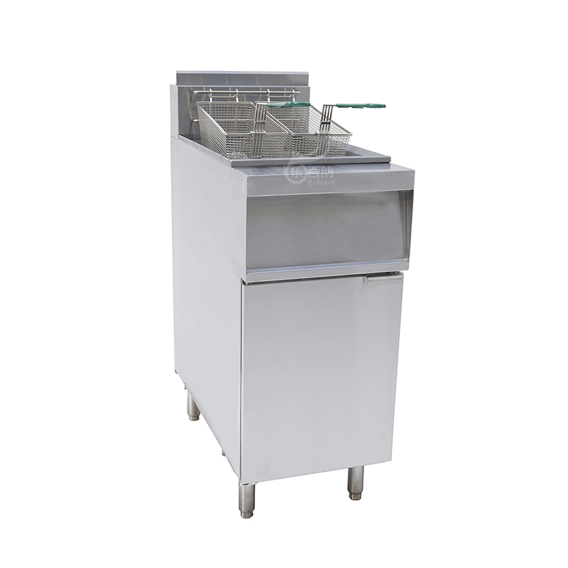 آلة مقلاة الغاز التجارية 100000BTU ، 40 رطلاً (GF100K) 1