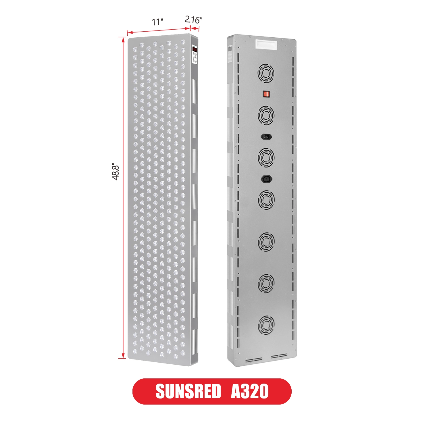 최고의 붉은 빛 패널 320pcs- Lady -Sunsred 2