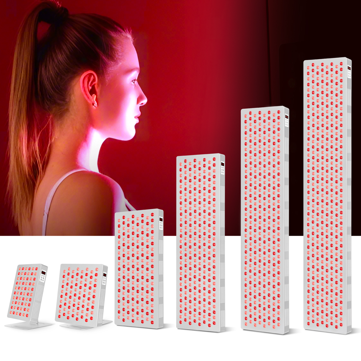 Sunsred A160 800W LED panel pro terapii červeným světlem 1