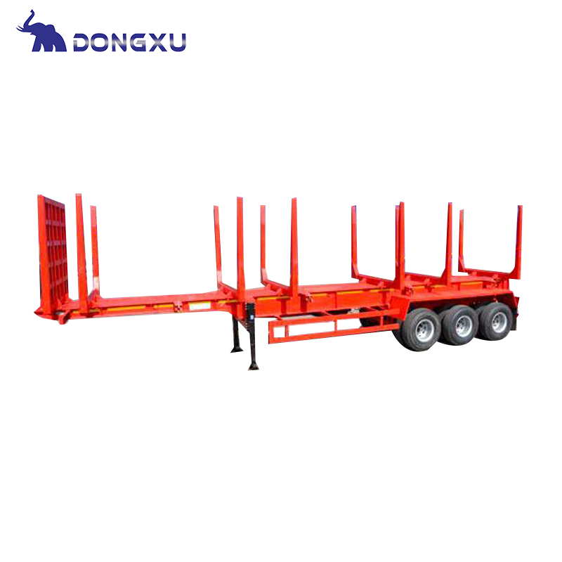 Wood Log Semi Trailer for Transporting Timber 3