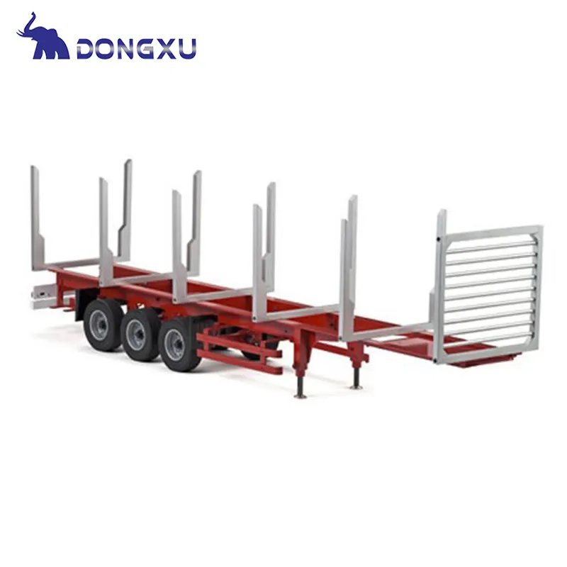 Reliable Wood Log Trailer with Custom Services for Container & Bulk 7