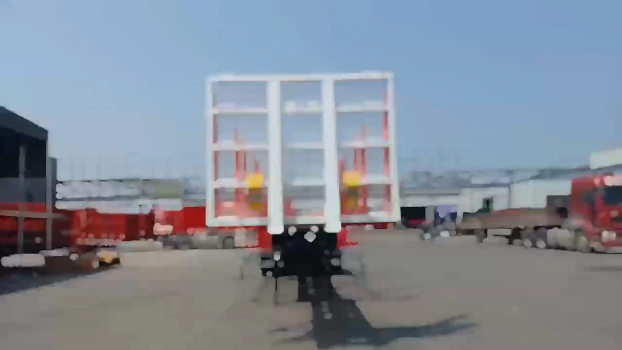 Wood Log Semi Trailer for Transporting Timber 1