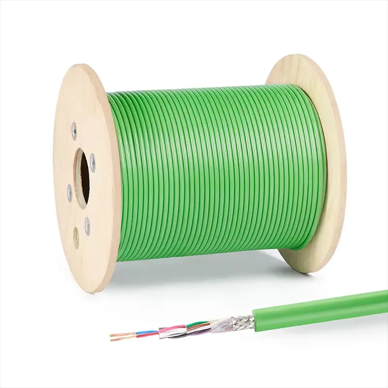كابل إيثرنت OEM ODM 250V PVC عزل PUR غلاف خارجي محمي كابل نقل بيانات عالي المرونة للآلات 1