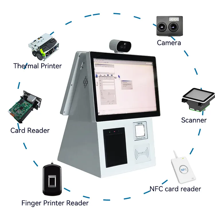 High Quality Digital Touch Screen Monitor for Information Display 8