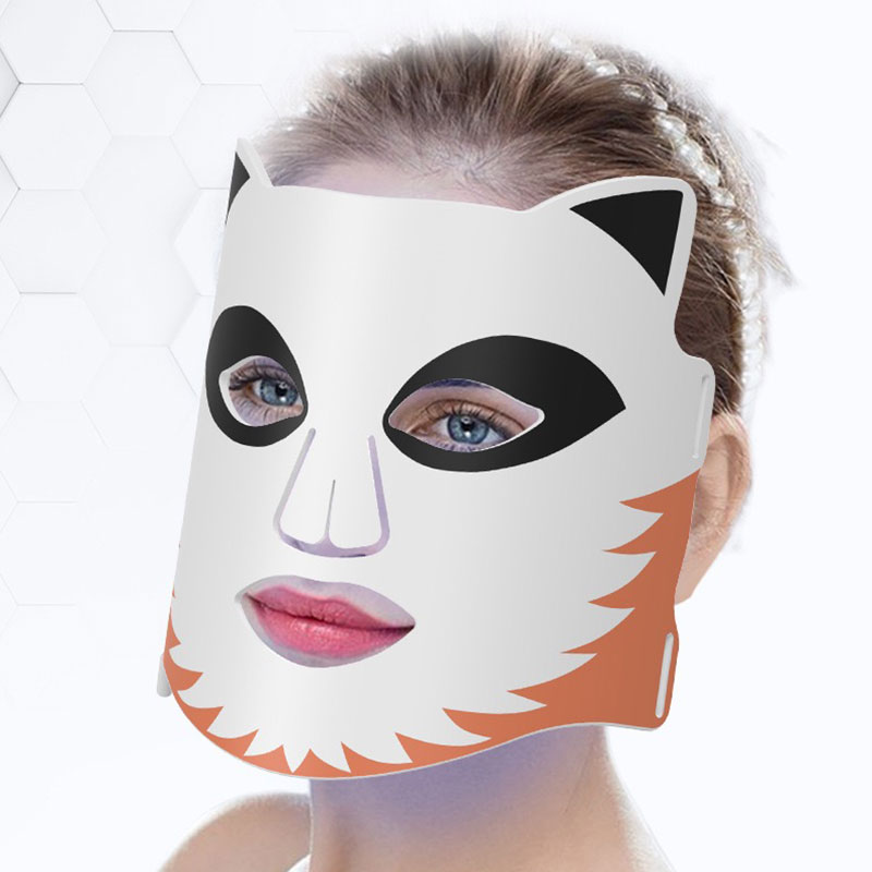MASK-02 Red Light Therapy for Face Portable Rechargeable 4 Colors Near-Infrared 850nm Led Light Mask at Home & Travel 3