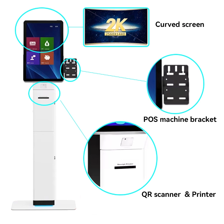 LUXURING Custom Touch Screen Kiosk 55KG Custom Touch Screen Kioskfactory Direct Supply 9