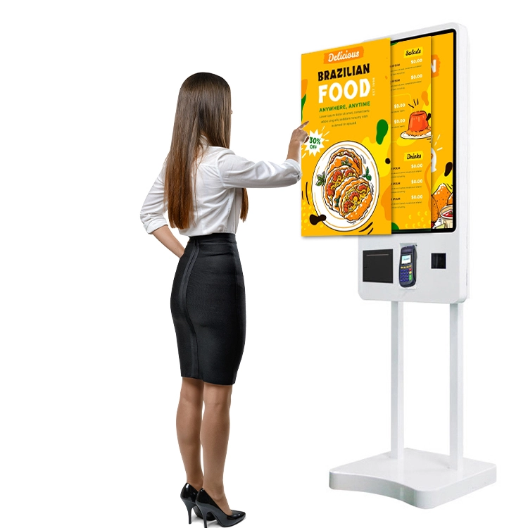 LX8031 Bodenstehender Wandmontage-Touchscreen-Hotel-Selbstbedienungs-Bestell-Zahlungsterminal-Kiosk für Einzelhandelsgeschäfte 1