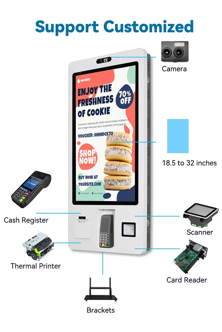 For Information Display Payment Kiosk Manufacturer 55KG by LUXURING 3
