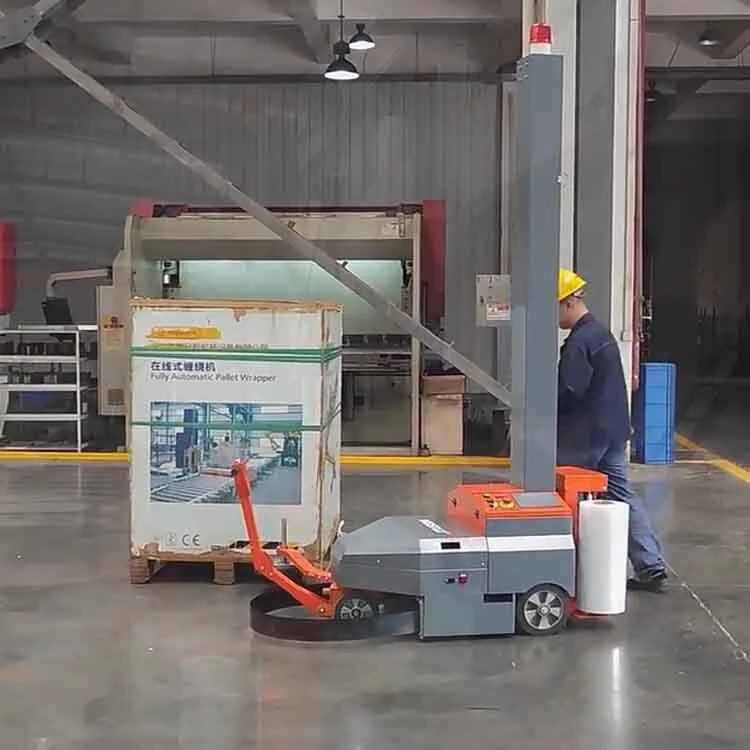 Envolvedora robotizada automática para uso industrial 1