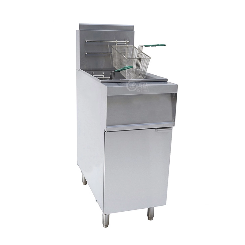 50lbs de gaz commercial Floor Fryer-Thermostat Contrôle (GF122K) 1
