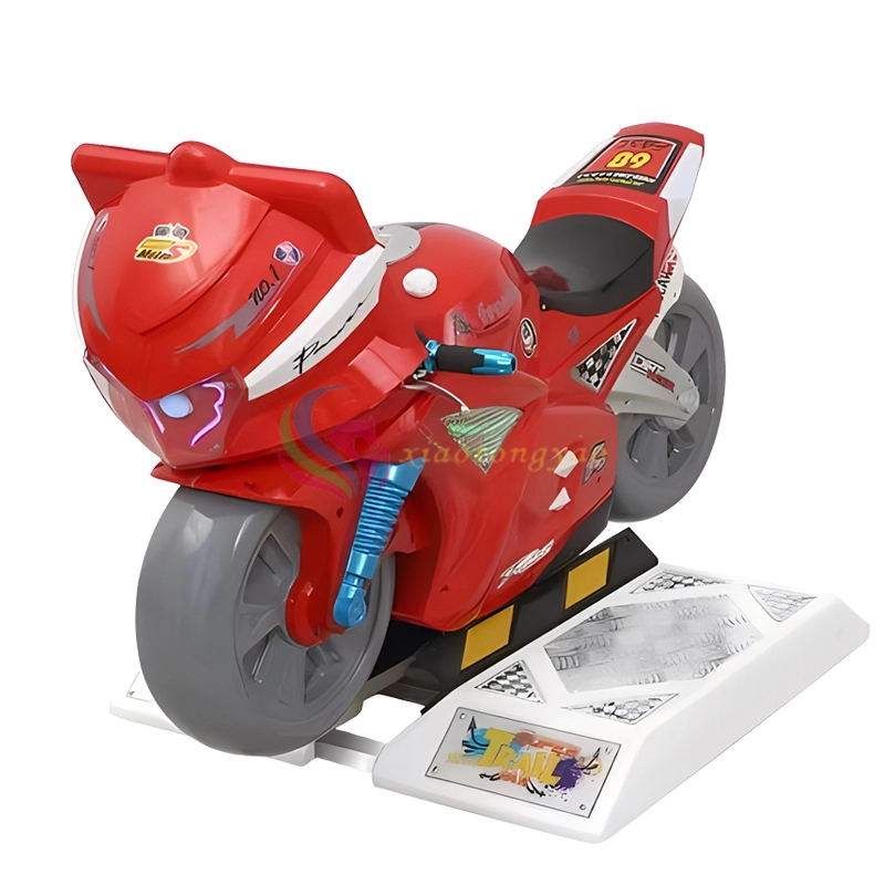 Machine de jeu d'arcade de moto de course vidéo de moto pour enfants à pièces pour parcs d'attractions 1
