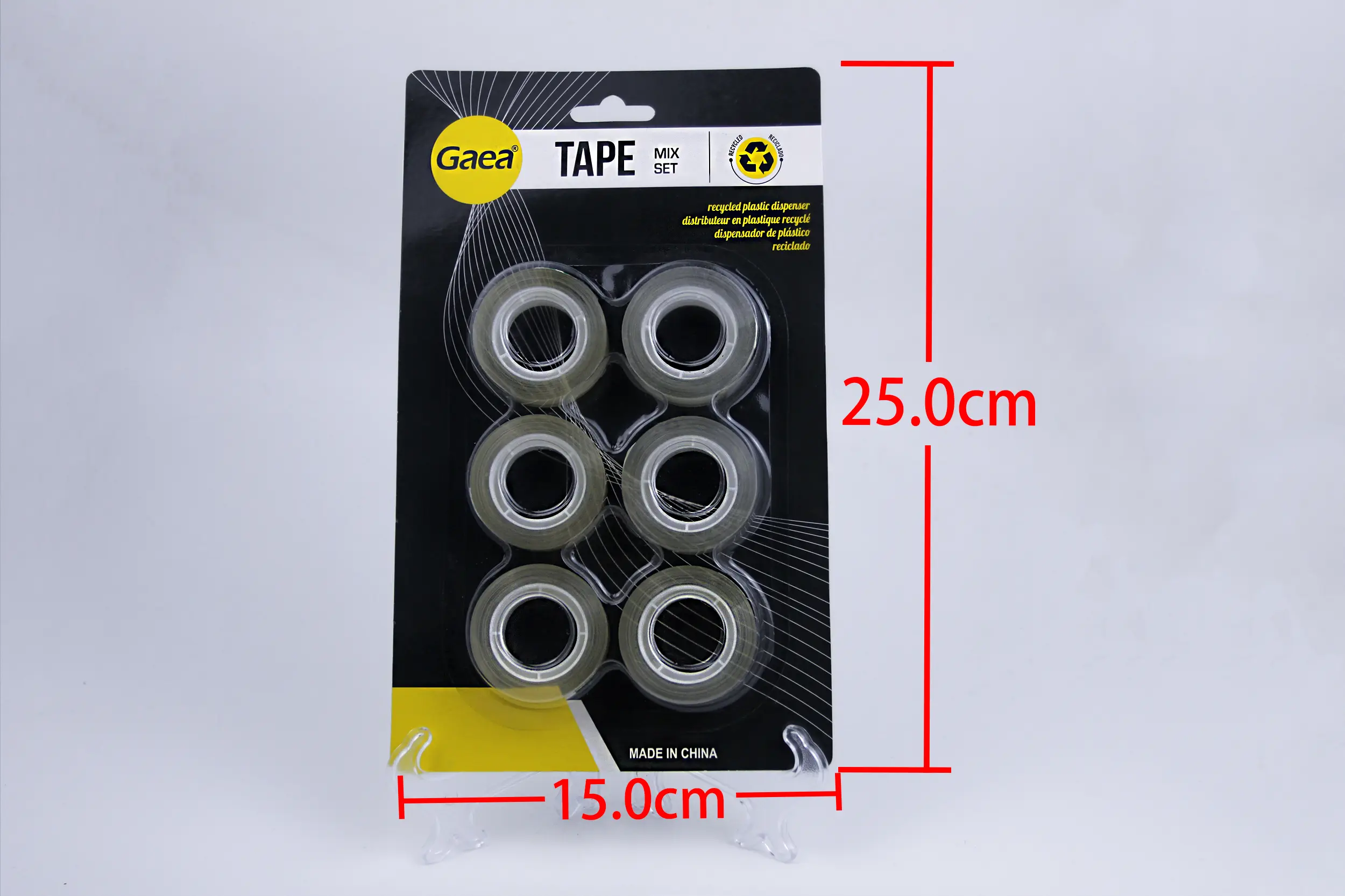 Gaea Two Sided Transparent Tape According to Customer′s Requirementsfactory Direct Supply 2