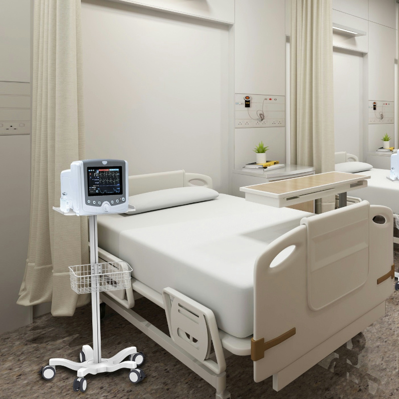 Troli Perubatan Pelbagai Fungsi Elektrokardiogram Ultrasound Troli Hospital -Peacemounts PM-X1 7