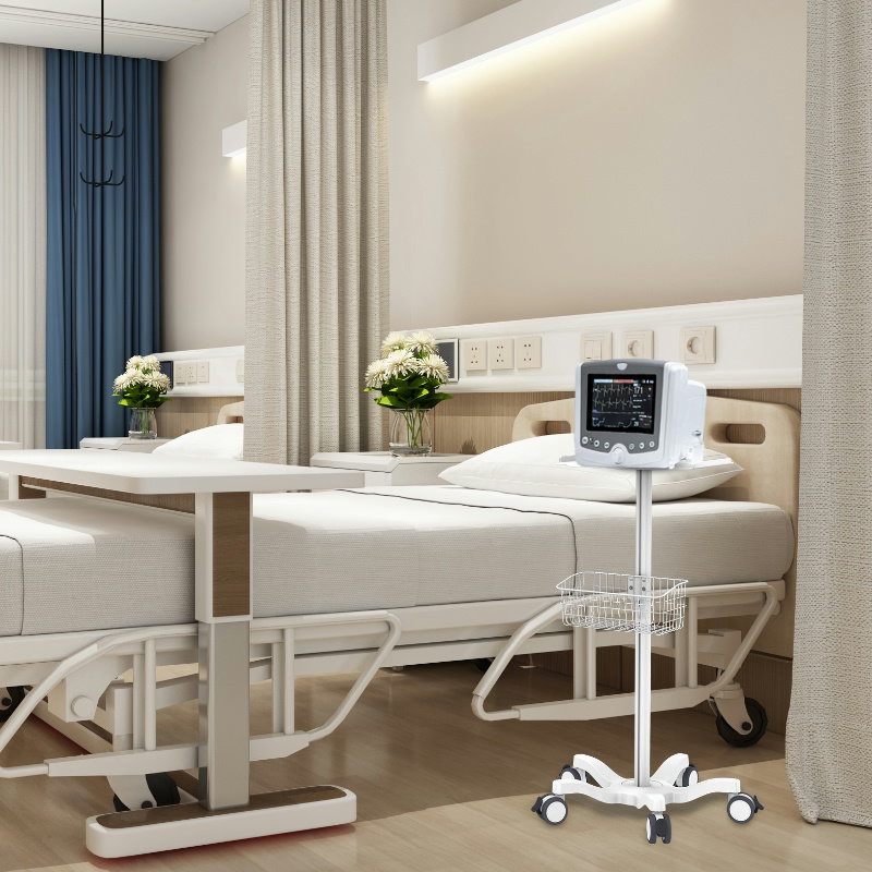 Troli Perubatan Pelbagai Fungsi Elektrokardiogram Ultrasound Troli Hospital -Peacemounts PM-X1 6