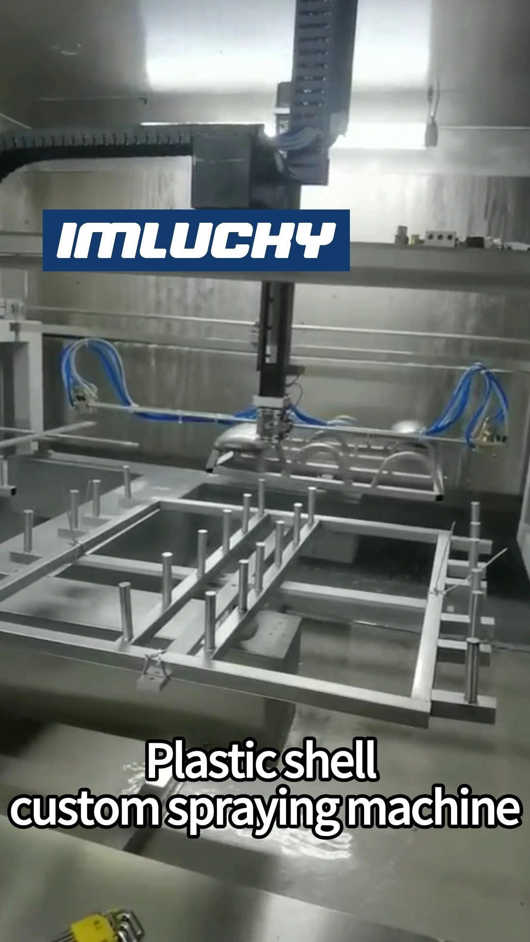 Automatic Spraying Machine For Plastic Housing 1