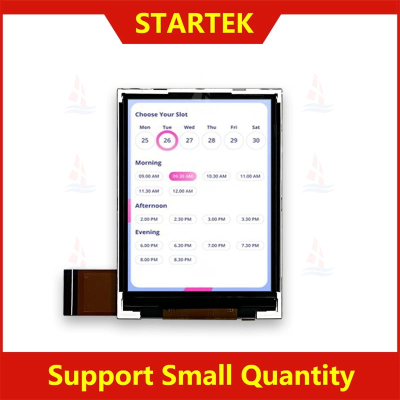 2,8 pulgadas 240x320 ST7789V2 multiinterfaces transflectiva amplia temperatura industrial TFT LCD pantalla KD028QVRMD073 1