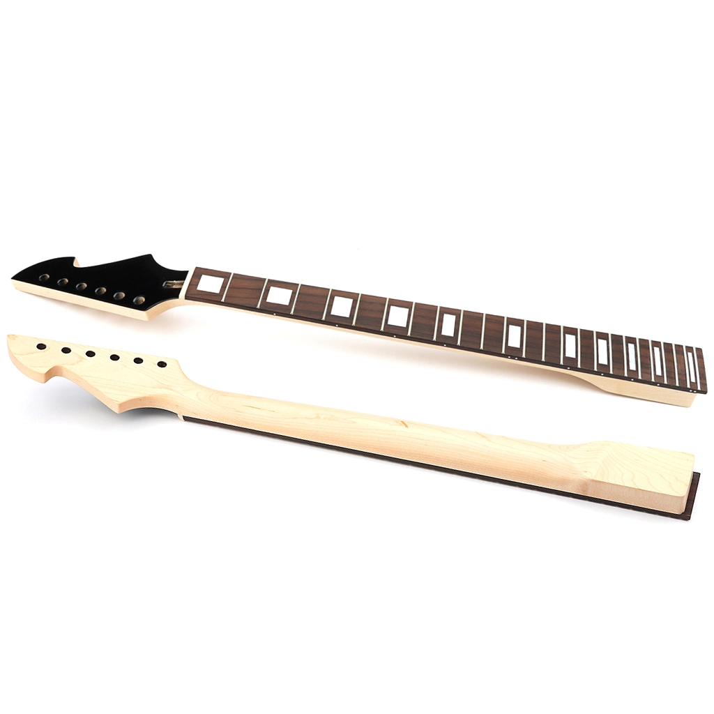 Κιθάρα Alnicov 24 Fret Neck Maple Rosewood Ταστιέρα με λευκό τραπεζοειδές ένθετο για ST Electric Guitar GS65 1