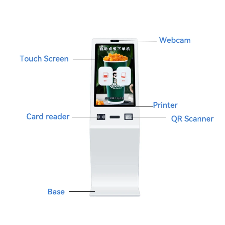 For Information Display Self Checkout Kiosk Manufacturers CIF FOB DDP by LUXURING 8