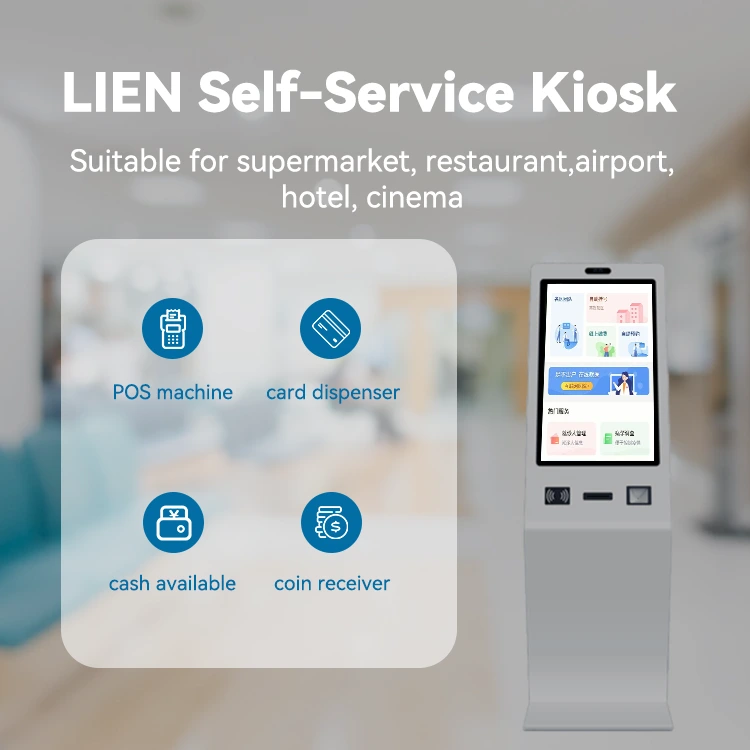 For Information Display Self Checkout Kiosk Manufacturers CIF FOB DDP by LUXURING 9