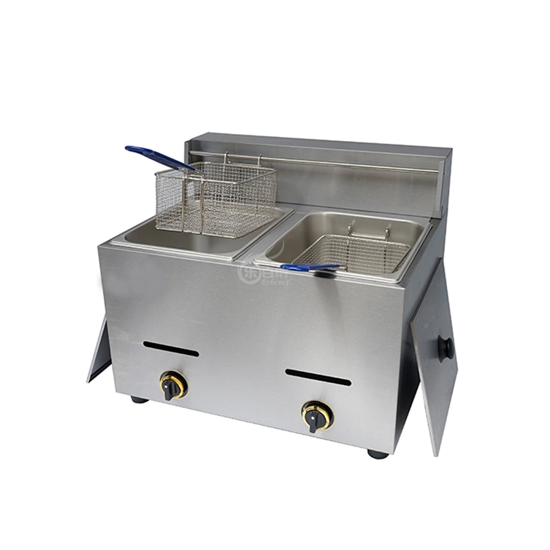 5.5lx2 Коммерческий газовый аналог Fryer (EF-72) 1