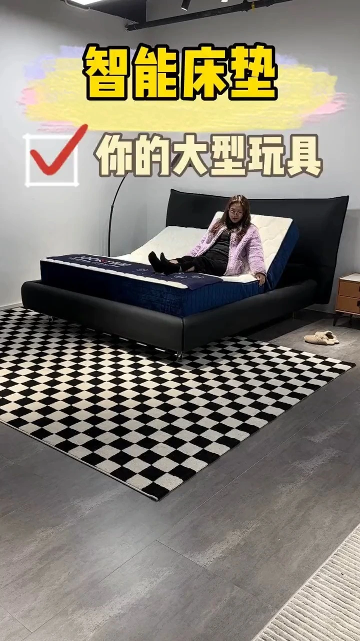 Letto regolabile elettrico con materasso reclinabile giroletto regolabile queen letto pieghevole regolabile intelligente IN-A010 1