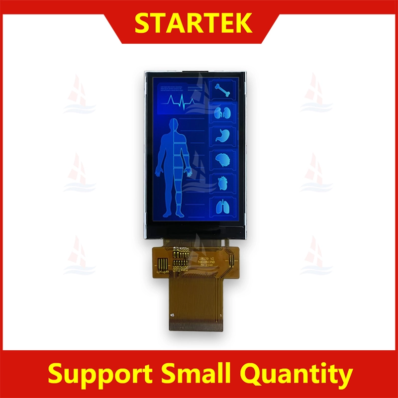 2.8 pouces 240x400 interfaces SPI/MCU/RGB TN module d'affichage LCD transflectif industriel KD028WQRMD039-01 1