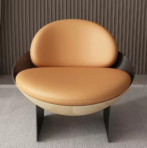 Italian minimalism Modern Luxury Leisure Chair Home Furniture Hotel Bedroom lounge Chair Living Room Accent Chair 1