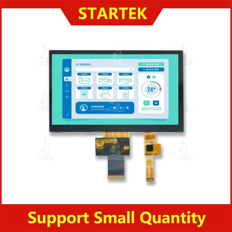 7.0 inch 800x480 6/8 bit LVDS interface ST7277-G6-K IPS full viewing angle Industrial TFT LCD with capacitive touch KD070WVFLD106-C114A 1