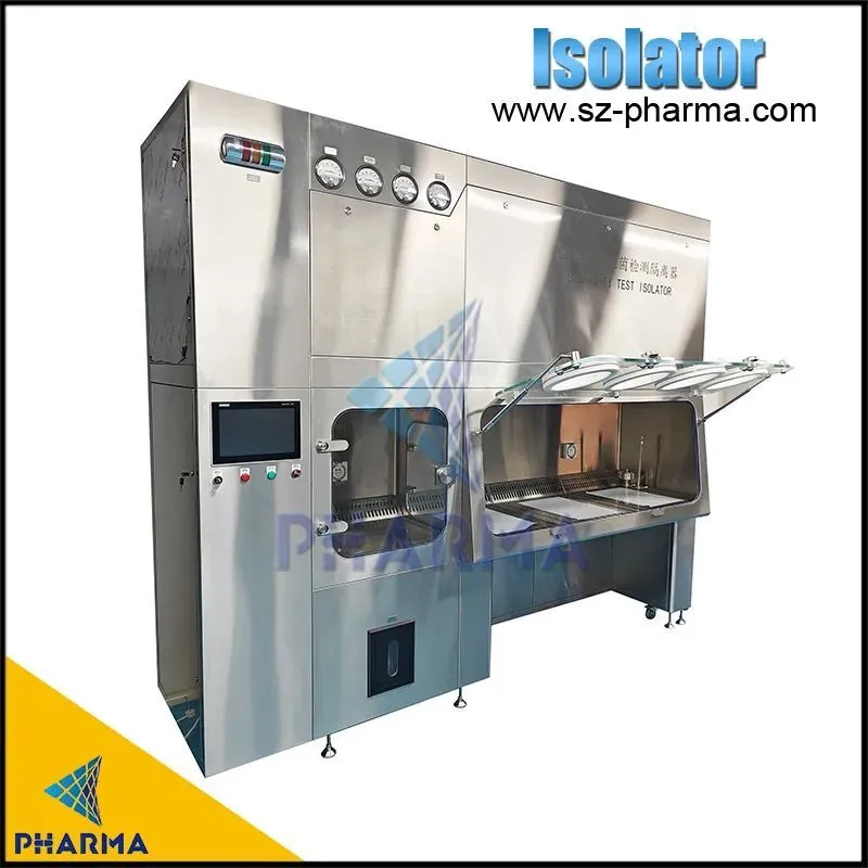 Aseptic packaging isolator Aseptic negative pressure isolator 1