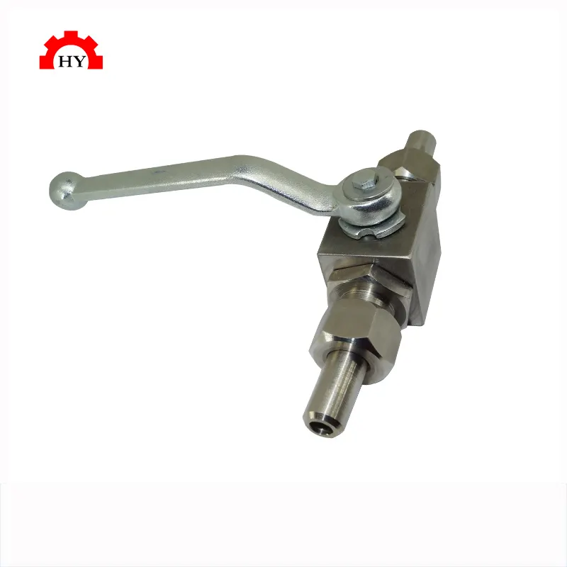 High Pressure Hydraulic Ball Valve Reduce Port - - HuiYi Valve 3