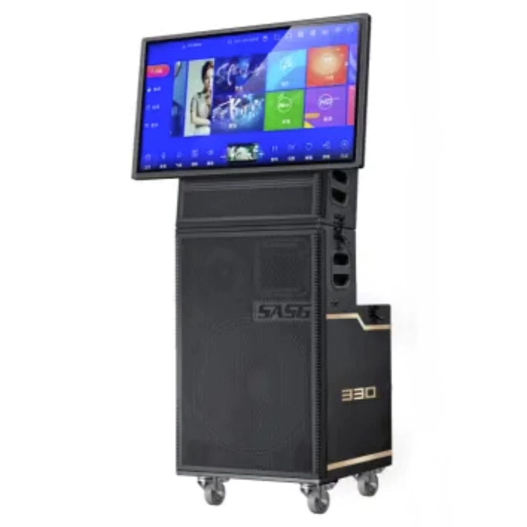 New Arrival Wireless Karaoke Player Machine 30'' Smart Display Screen Set System Speakers Blue tooth Big Size Home KTV Birthday Party Holiday BiNKO E330 1