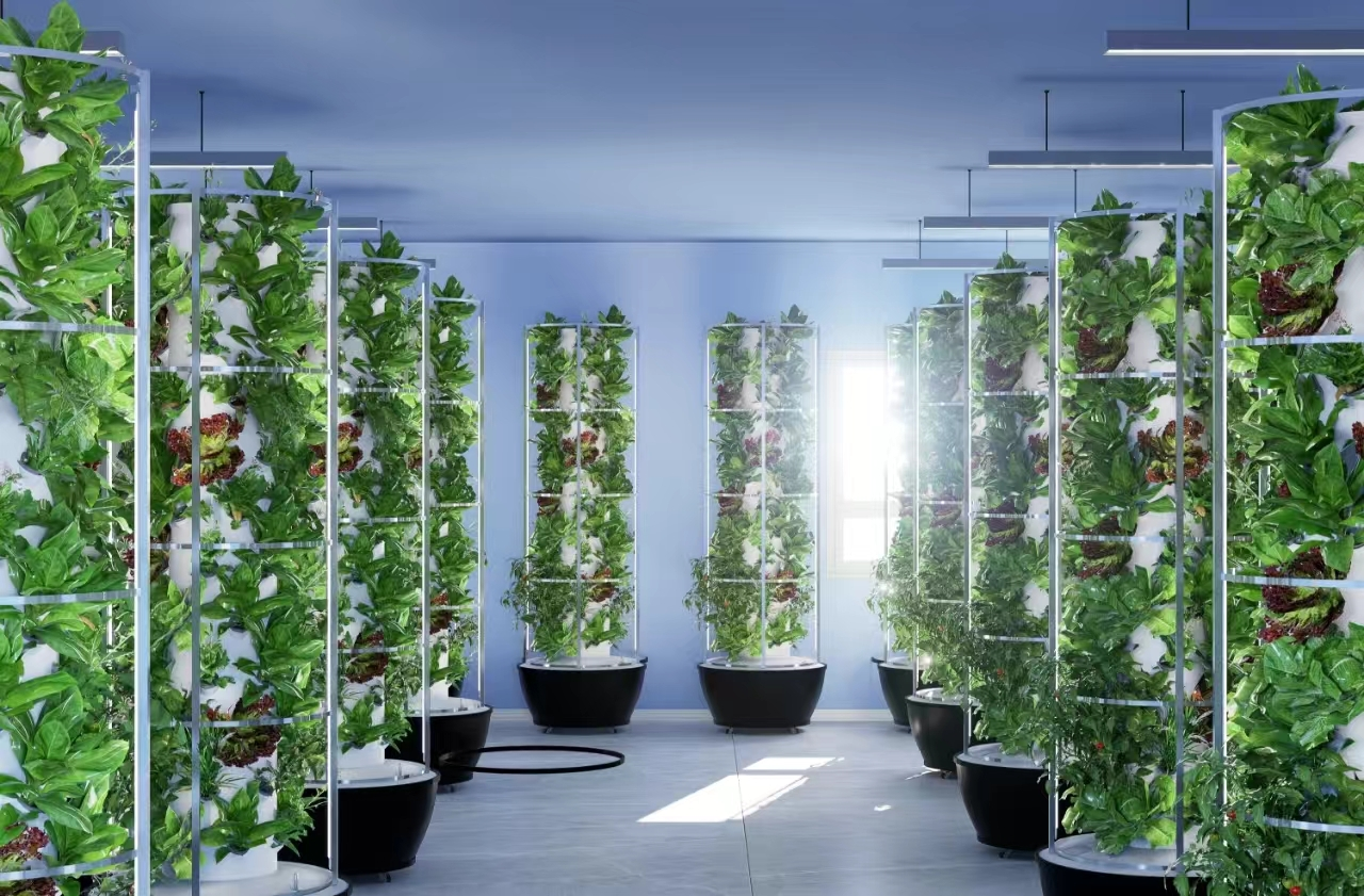 Malta Ultimate Vertical Farming Tower Plant Systems | LYINE Hydroponic Grow Solutions for Herbs, Leafy Greens & More