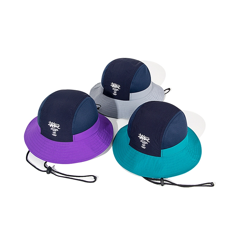Sombrero causal del cubo de la malla del poliéster para los deportes que dobla el sombrero del cubo de Bonnie 1