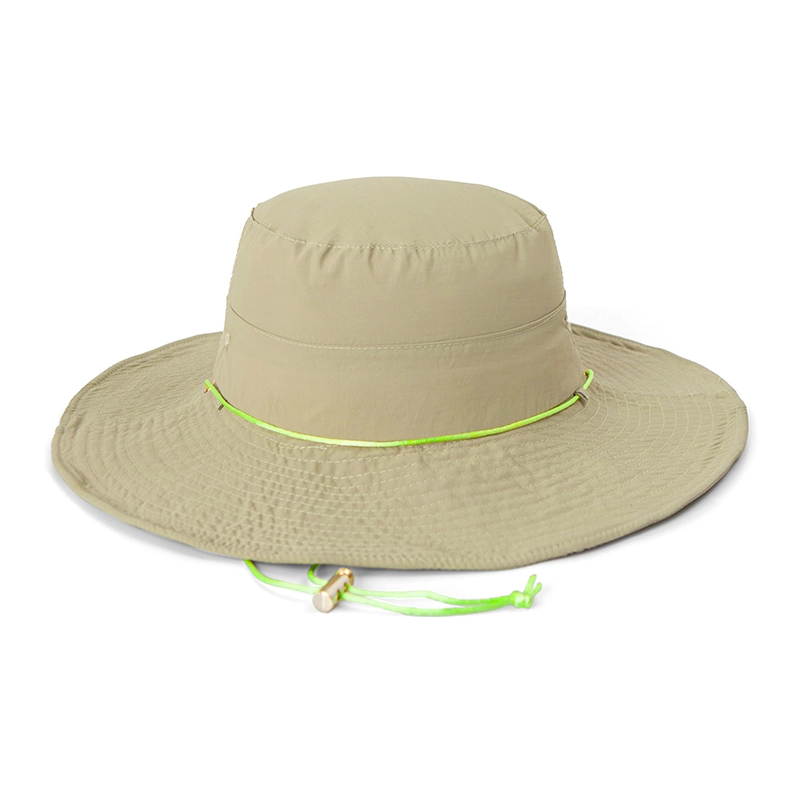 Sombrero de cubo al aire libre de nailon impermeable con cordón ajustable 1