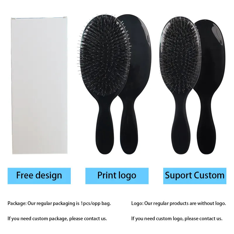 Artisans Types of Hair Brushes 1pcs/opp Bag Package Or Custom Packagefactory 6