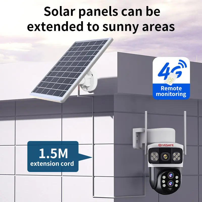 VESAFE Solar Powered 4g Security Camera Solar Powered 4g Security Cameramade in China 2