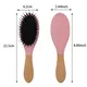 Wholesale Paddle Hair Brushes Wood Color - - Artisans 5
