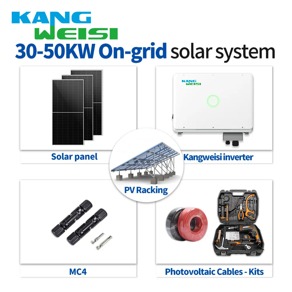 Custom Made on Grid Solar Power System Price List 5