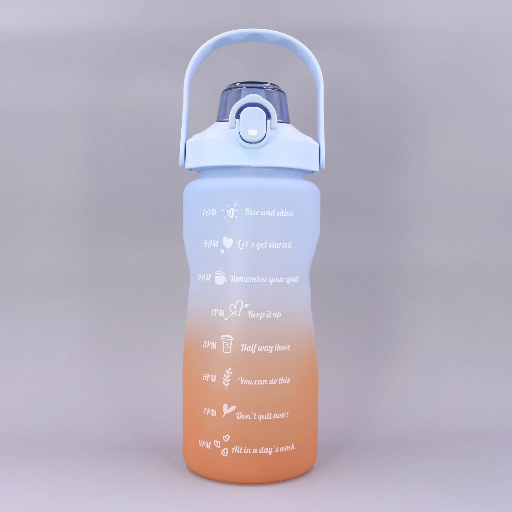 Grande bouteille d'eau de sport personnalisée KingLine avec poignée pour le fitness 1